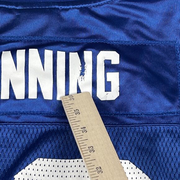 Peyton Manning 18 Jersey Mens XL Blue NFL Indianapolis Colts Onfield Reebok Y2K - Picture 15 of 15